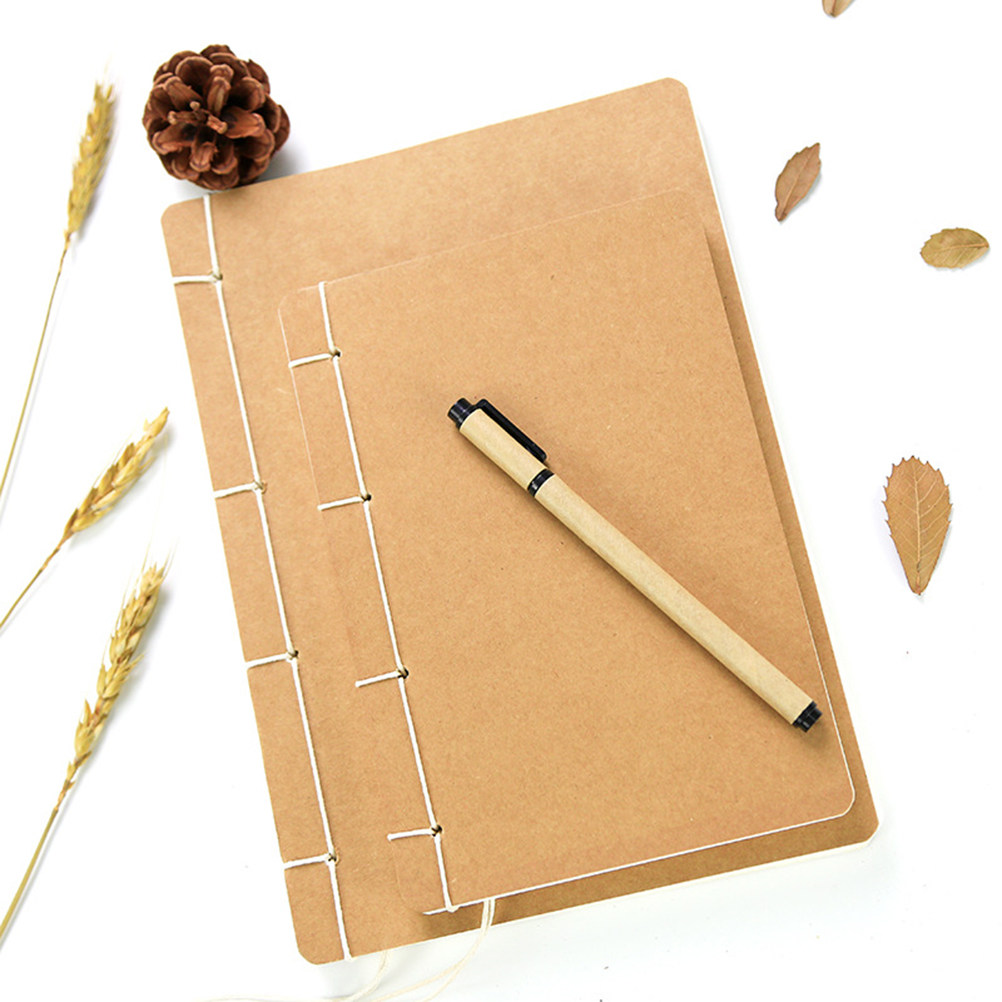 Interior Design Journal - 1Pcs A5 Vintage Kraft Notebook Elegant