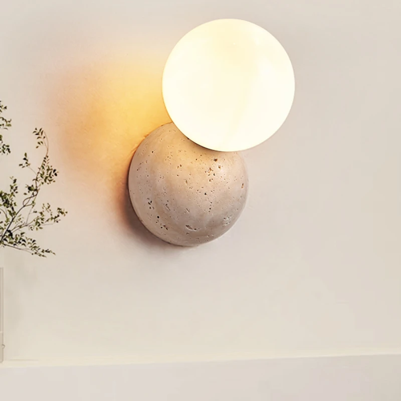 Interior Design Japandi - Cream Style Led Wall Lamp Cave