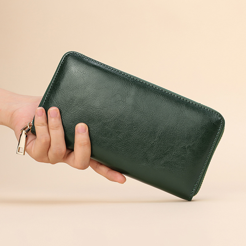 Genuine Leather Men Women Long - Interior Design Id ulasan dan harga