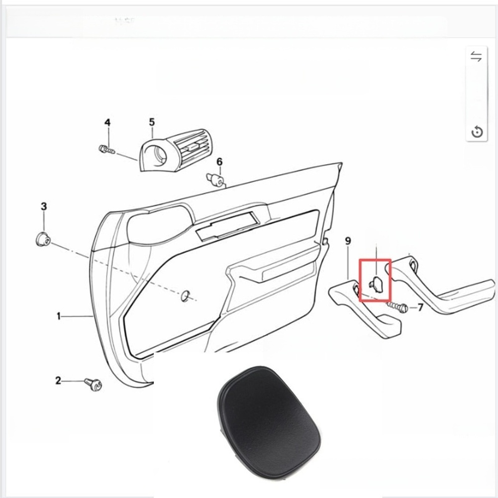 Car Door Pull Interior Door Pu - Engineering And Interior Design ulasan dan harga