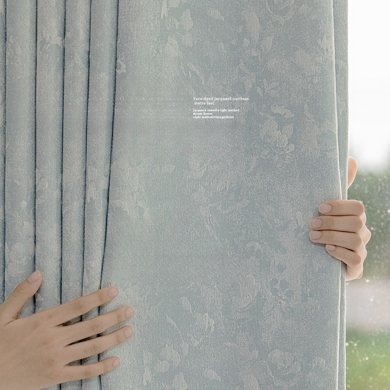 French Embroidered Chenille Ja - Interior Design High Ceiling ulasan dan harga