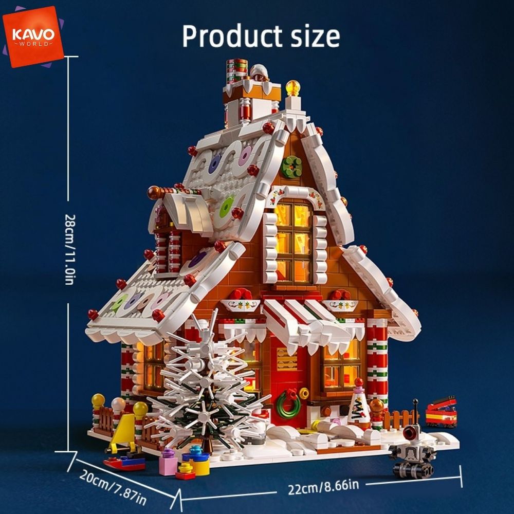 KAVOWORLD 1614PCS Christmas Gi - Interior Design Lego ulasan dan harga