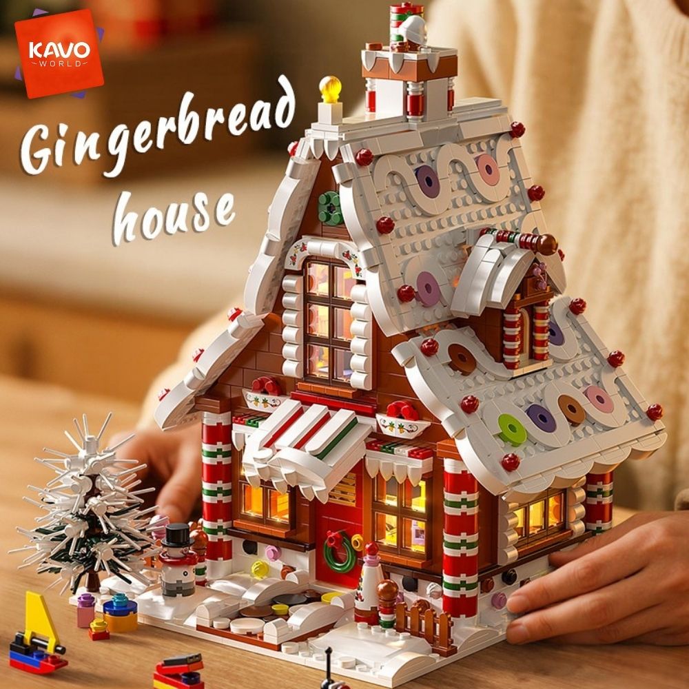 KAVOWORLD 1614PCS Christmas Gi - Interior Design Lego ulasan dan harga