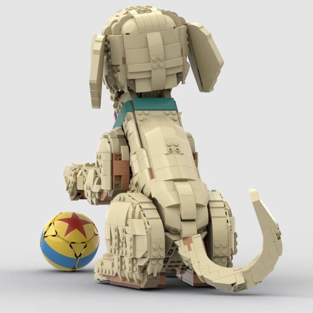 Young Golden Retriever Dog Con - Interior Design Lego ulasan dan harga