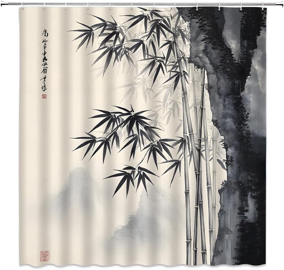 Decorative Asian Bamboo Ink Wa - Interior Design Zen ulasan dan harga