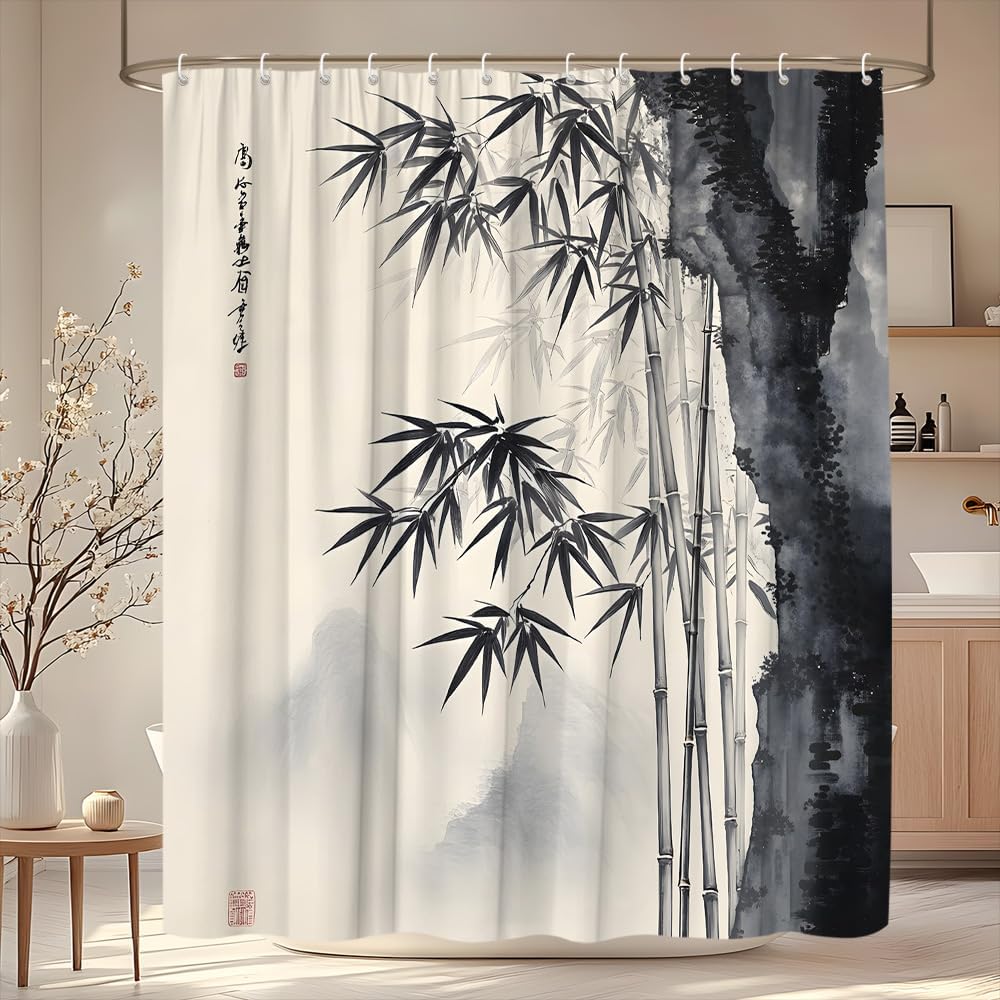 Decorative Asian Bamboo Ink Wa - Interior Design Zen ulasan dan harga