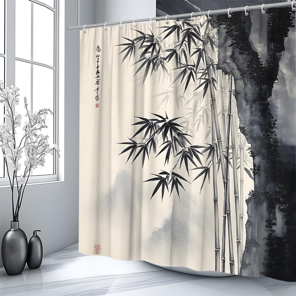 Decorative Asian Bamboo Ink Wa - Interior Design Zen ulasan dan harga