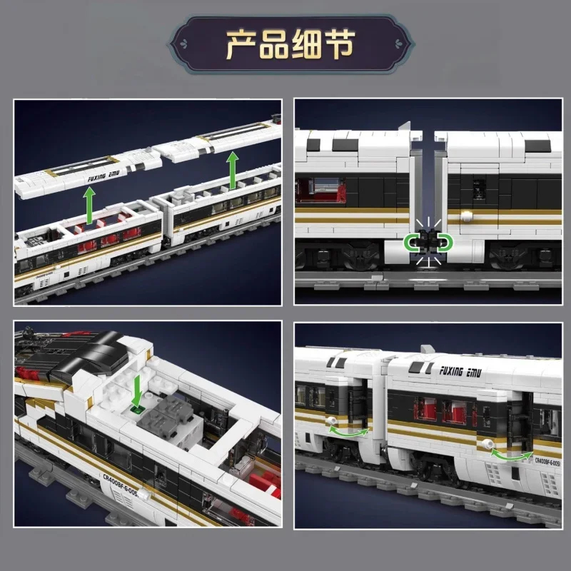 12015 High-Speed Railway Train - Interior Design Lego ulasan dan harga