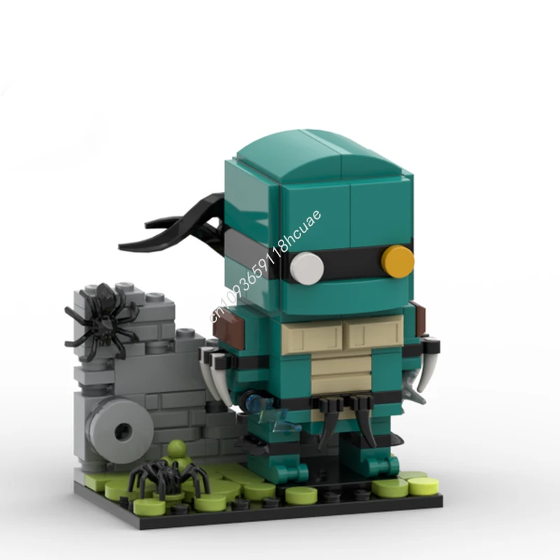 177pcs MOC turtle shell warrio - Interior Design Lego ulasan dan harga