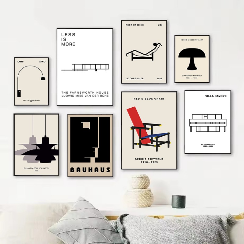 Classic Farnsworth House Bauha - Interior Designer ulasan dan harga