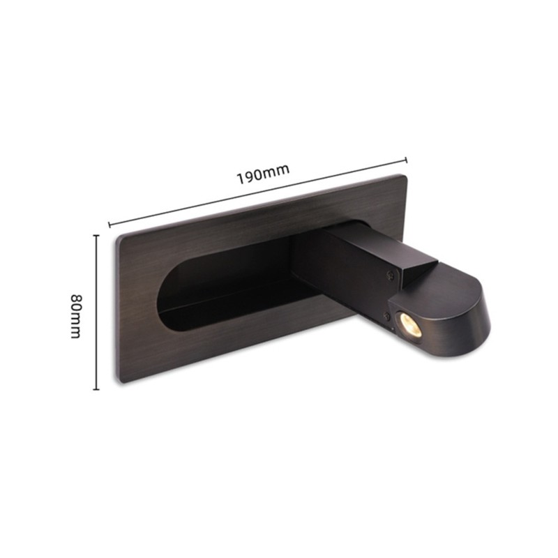 Recessed LED Reading Wall Ligh - Engineering And Interior Design ulasan dan harga