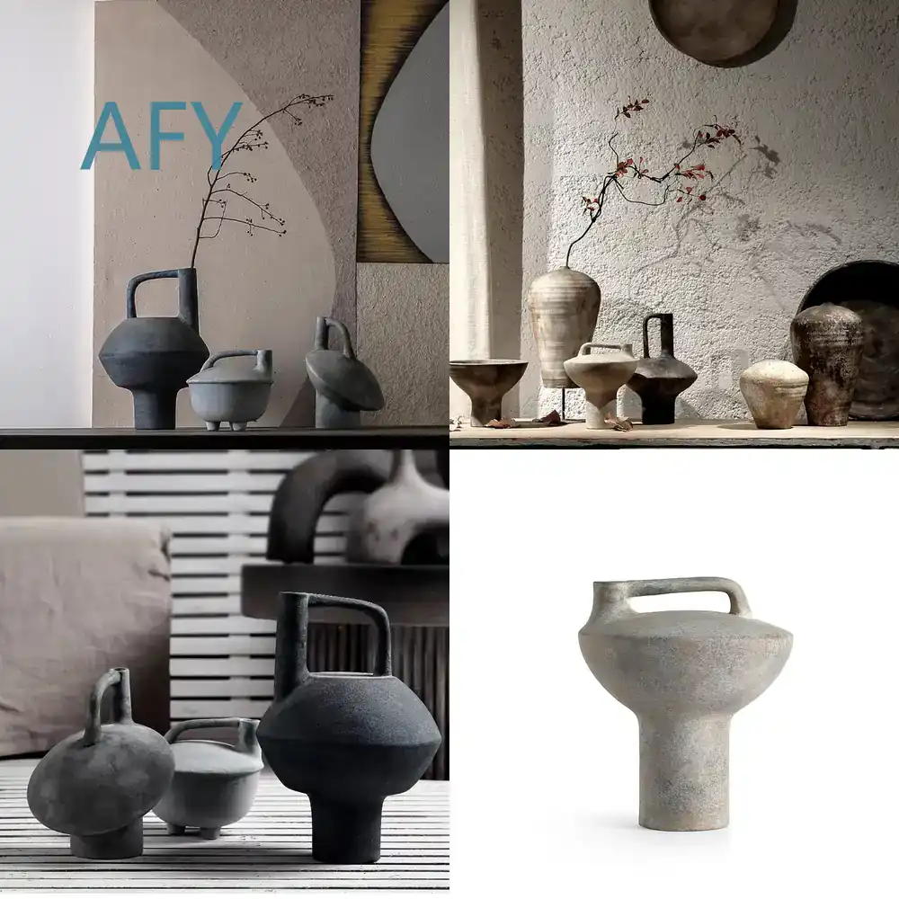 Wabi Sabi Vintage Ceramic Vase - Interior Design Zen ulasan dan harga