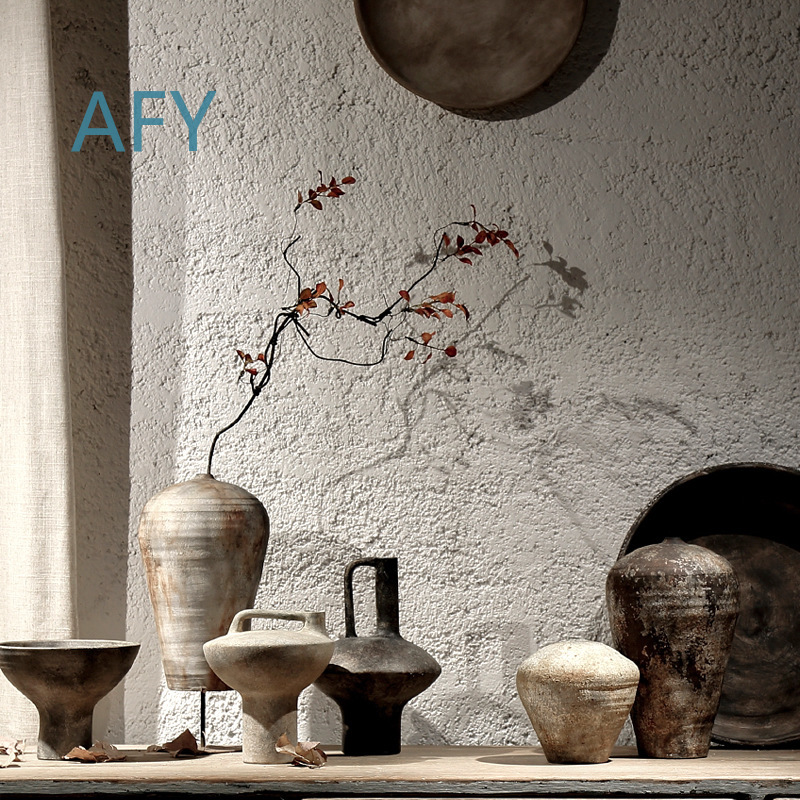 Wabi Sabi Vintage Ceramic Vase - Interior Design Zen ulasan dan harga