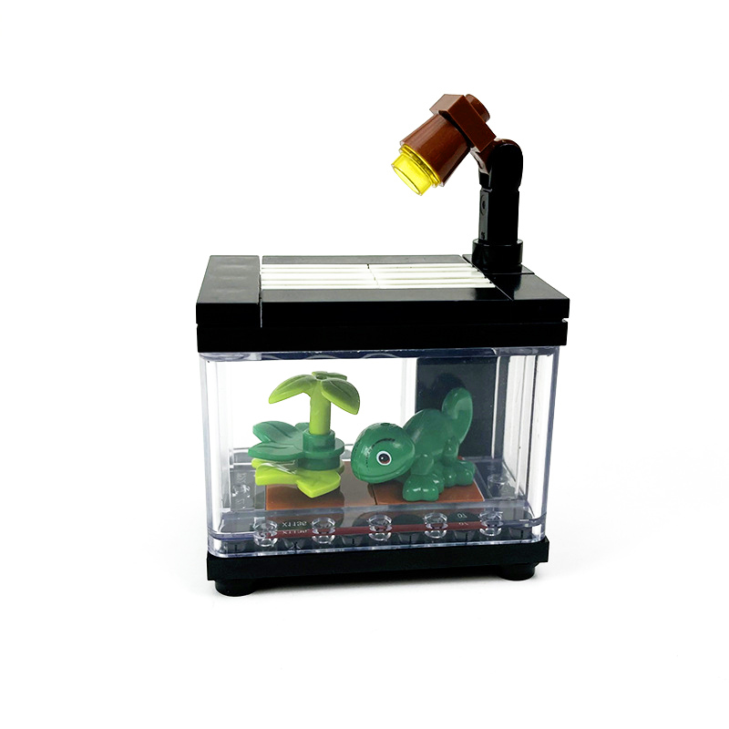 Fish Tank Building Blocks MOC  - Interior Design Lego ulasan dan harga