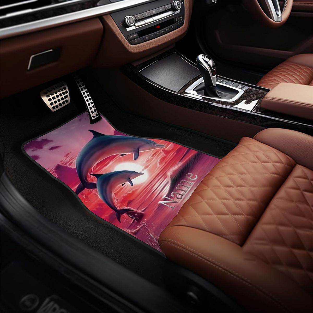 4pcs Customizable Car Floor Ma - Interior Design Name ulasan dan harga