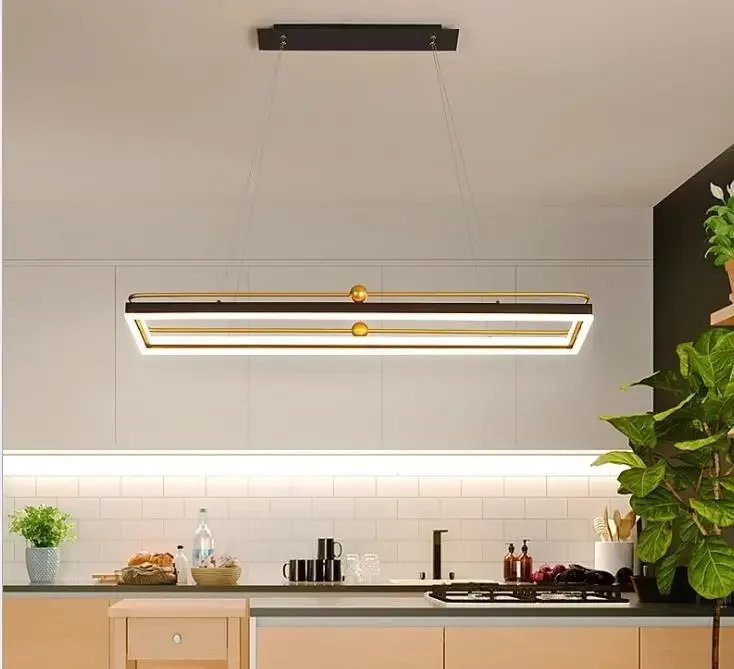 Modern led chandelier circle l - Engineering And Interior Design ulasan dan harga