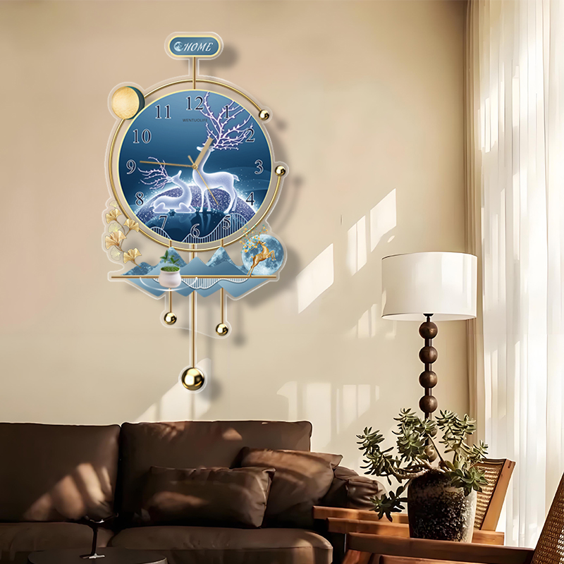 Sweep Movement Zen Wall Clock  - Interior Design Zen ulasan dan harga