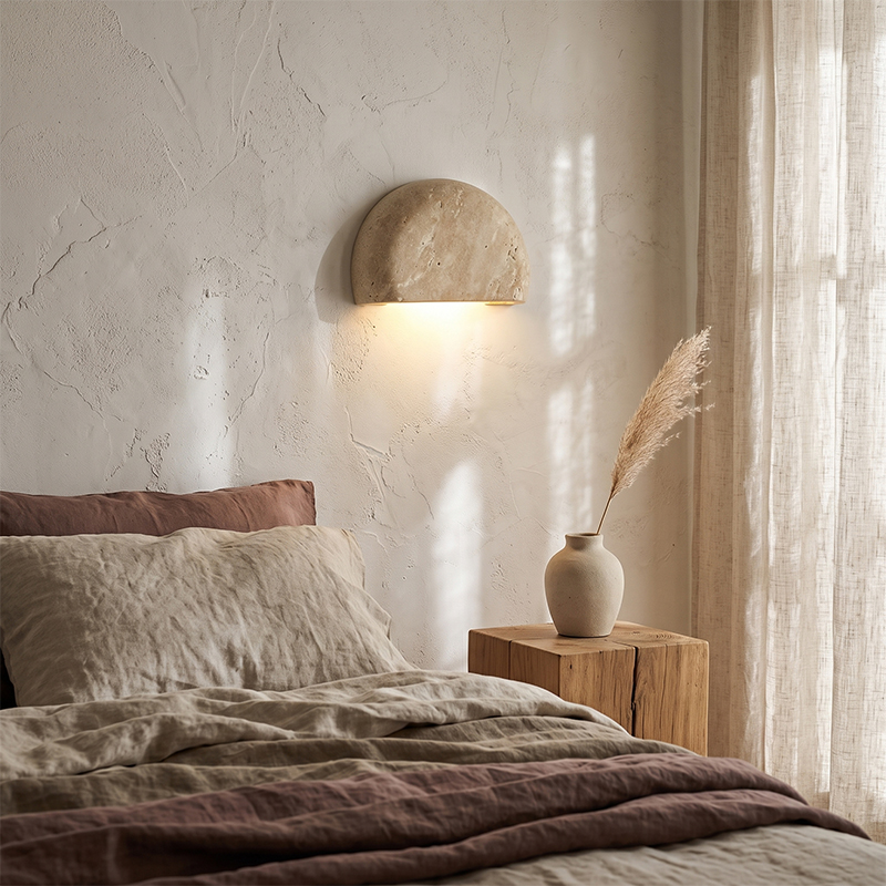 Wabi Sabi Natural Travertine W - Interior Design Japandi ulasan dan harga