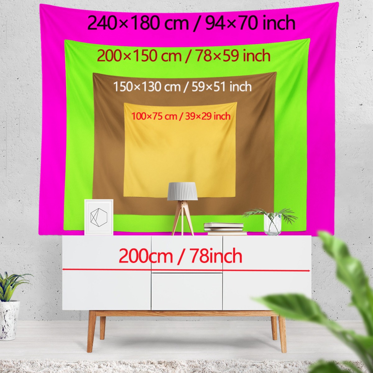 unframed Japanese Wave Sunset  - Interior Design Zen ulasan dan harga