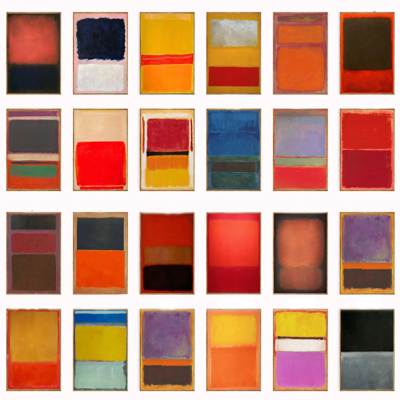 Wall Decor, Mark Rothko Poster - Interior Designer ulasan dan harga